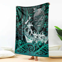 New Zealand Waka Racing Blanket Maori Warriors LT05 - Polynesian Pride