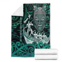 New Zealand Waka Racing Blanket Maori Warriors LT05 - Polynesian Pride