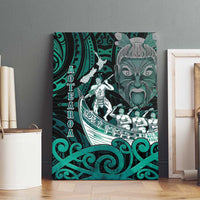 New Zealand Waka Racing Canvas Wall Art Maori Warriors LT05 - Polynesian Pride