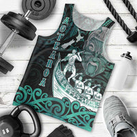 Personalised New Zealand Waka Racing Men Tank Top Maori Warriors LT05 - Polynesian Pride