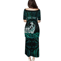 Personalised New Zealand Waka Racing Puletasi Maori Warriors LT05 - Polynesian Pride