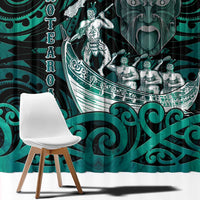 New Zealand Waka Racing Window Curtain Maori Warriors LT05 - Polynesian Pride
