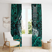 New Zealand Waka Racing Window Curtain Maori Warriors LT05 - Polynesian Pride