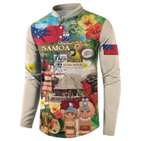 Samoa Culture Button Sweatshirt Embracing The Spirit LT05 - Polynesian Pride