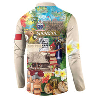 Samoa Culture Button Sweatshirt Embracing The Spirit LT05 - Polynesian Pride
