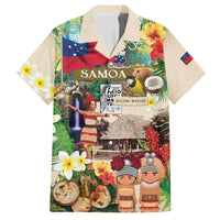 Samoa Culture Hawaiian Shirt Embracing The Spirit LT05 Beige - Polynesian Pride