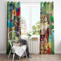 Samoa Culture Window Curtain Embracing The Spirit LT05 - Polynesian Pride