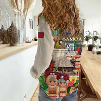 Samoa Culture Women Casual Shirt Embracing The Spirit