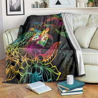 Hawaii Pride Blanket Aloha Is Aloha LT05 Colorful - Polynesian Pride