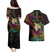 Hawaii Pride Couples Matching Puletasi and Hawaiian Shirt Aloha Is Aloha LT05 - Polynesian Pride