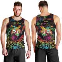 Hawaii Pride Men Tank Top Aloha Is Aloha LT05 - Polynesian Pride