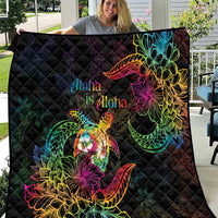 Hawaii Pride Quilt Aloha Is Aloha