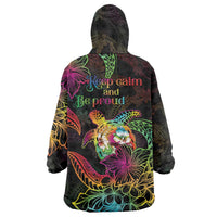Hawaii Pride Wearable Blanket Hoodie Aloha Is Aloha LT05 - Polynesian Pride