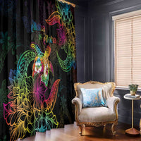 Hawaii Pride Window Curtain Aloha Is Aloha LT05 - Polynesian Pride