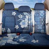 Hawaii Tapa Pattern With Navy Hibiscus Back Car Seat Cover LT05 One Size Navy - Polynesian Pride