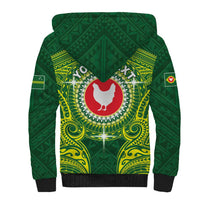 Personalized American Samoa Manua Cession Day Sherpa Hoodie Up Up The Moa LT05 - Polynesian Pride