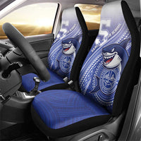 Samoana High School Car Seat Cover Polynesian Tribal Shark