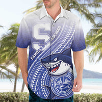 Personalized Samoana High School Hawaiian Shirt Polynesian Tribal Shark LT05 - Polynesian Pride