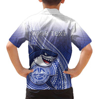 Personalized Samoana High School Hawaiian Shirt Polynesian Tribal Shark LT05 - Polynesian Pride