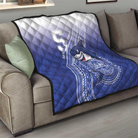 Samoana High School Quilt Polynesian Tribal Shark