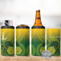 Personalized Leone High School 4 in 1 Can Cooler Tumbler Leone Lion LT05 - Polynesian Pride