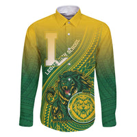 Personalized Leone High School Family Matching Mermaid Dress and Hawaiian Shirt Leone Lion