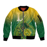 Personalized Leone High School Sleeve Zip Bomber Jacket Leone Lion