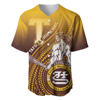 Personalized Tafuna High School Baseball Jersey Polynesian Warrior