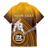 Personalized Tafuna High School Family Matching Mermaid Dress and Hawaiian Shirt Polynesian Warrior