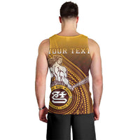 Personalized Tafuna High School Men Tank Top Polynesian Warrior LT05 - Polynesian Pride