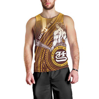 Personalized Tafuna High School Men Tank Top Polynesian Warrior LT05 - Polynesian Pride