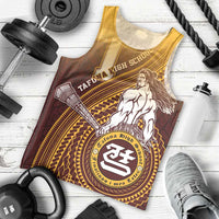 Personalized Tafuna High School Men Tank Top Polynesian Warrior LT05 - Polynesian Pride
