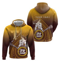 Personalized Tafuna High School Zip Hoodie Polynesian Warrior
