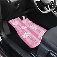 Hawaii Kakau Tribal Car Mats With Pink Tiare LT05 - Polynesian Pride