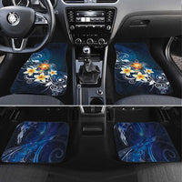 Hawaii Honu Car Mats Polynesian Curves Plumeria - Polynesian Pride