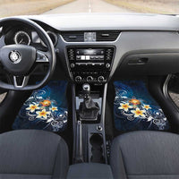 Hawaii Honu Car Mats Polynesian Curves Plumeria - Polynesian Pride