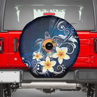 Hawaii Honu Spare Tire Cover Polynesian Curves Plumeria - Polynesian Pride