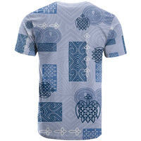 Vintage Lapita T Shirt Iconic Double Face Pattern Blue