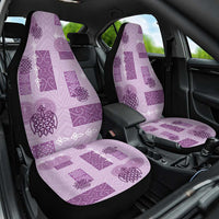 Vintage Lapita Car Seat Cover Iconic Double Face Pattern Violet