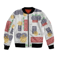 Vintage Lapita Bomber Jacket Iconic Double Face Pattern