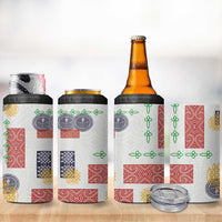 Vintage Lapita 4 in 1 Can Cooler Tumbler Iconic Double Face Pattern LT05 - Polynesian Pride