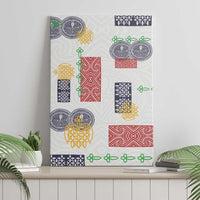 Vintage Lapita Canvas Wall Art Iconic Double Face Pattern LT05 - Polynesian Pride
