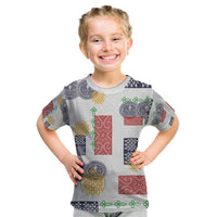 Vintage Lapita Kid T Shirt Iconic Double Face Pattern