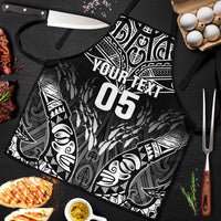 Custom New Zealand Fishing Apron Aotearoa Maori Koru - Polynesian Pride