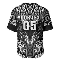 Custom New Zealand Fishing Baseball Jersey Aotearoa Maori Koru LT05 - Polynesian Pride
