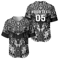 Custom New Zealand Fishing Baseball Jersey Aotearoa Maori Koru LT05 - Polynesian Pride