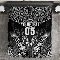 Custom New Zealand Fishing Bedding Set Aotearoa Maori Koru - Polynesian Pride
