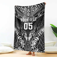 Custom New Zealand Fishing Blanket Aotearoa Maori Koru - Polynesian Pride