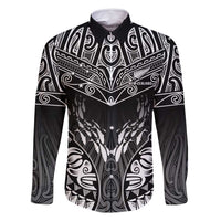 Custom New Zealand Fishing Family Matching Off Shoulder Maxi Dress and Hawaiian Shirt Aotearoa Maori Koru - Polynesian Pride