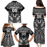 Custom New Zealand Fishing Family Matching Puletasi and Hawaiian Shirt Aotearoa Maori Koru - Polynesian Pride